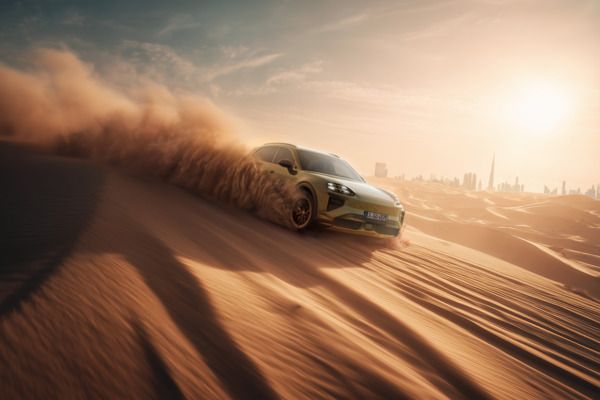 Zwischen Skyline und Sand: Der Cayenne Electric zeigt sich in Dubai