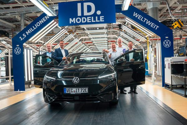 Meilenstein der Transformation:  Volkswagen liefert das 1,5-millionste vollelektrische ID. Modell aus